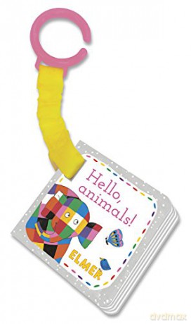 Elmer: Hello, animals!: buggy book - David McKee [KSIĄŻKA]