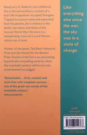 Empire of the Sun: Winner of the James Tait Black Memorial Prize (Collins Modern Classics) - J. G. Ballard [KSIĄŻKA]
