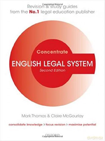 English Legal System Concentrate: Law Revision and Study Guide - Mark Thomas [KSIĄŻKA]
