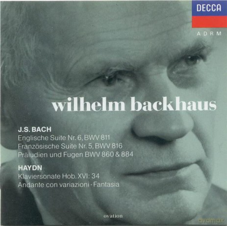 Backhaus: Bach:Piano Works [CD]