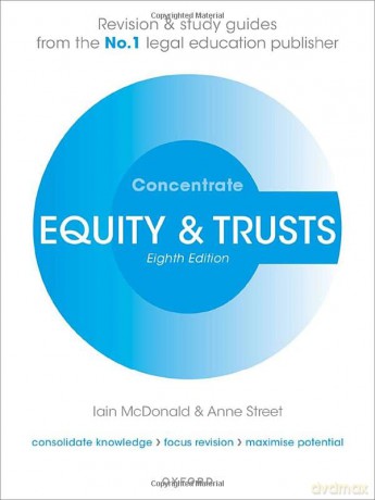 Equity and Trusts Concentrate: Law Revision and Study Guide - Iain McDonald [KSIĄŻKA]