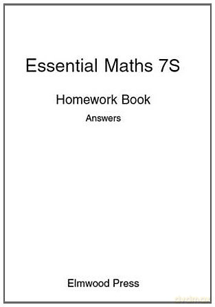 Essential Maths 7S Homework Answers - David Rayner [KSIĄŻKA]