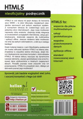 HTML5. Nieoficjalny podręcznik [KSIĄŻKA]