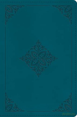 ESV Compact Bible (Trutone, Deep Teal, Fleur-De-Lis Design): Esv Bible Trutone, Deep Teal, Fleur-de-lis Design - Crossway [KSIĄŻKA]