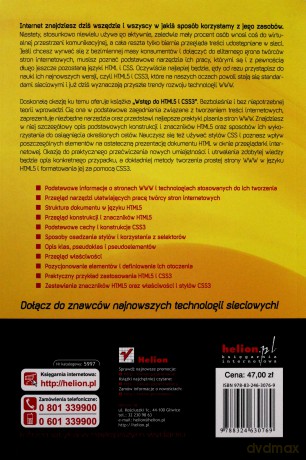 Wstęp do HTML5 i CSS3 [KSIĄŻKA]