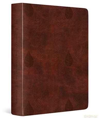 ESV Single Column Journaling Bible (TruTone, Chestnut, Leaves): English Standard Version Chestnut Trutone Leaves Design Single Column Journaling Bible - Crossway Bibles [KSIĄŻKA]