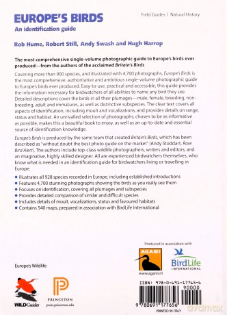 Europe's Birds: An Identification Guide (WILDGuides, 22) - Rob Hume [KSIĄŻKA]