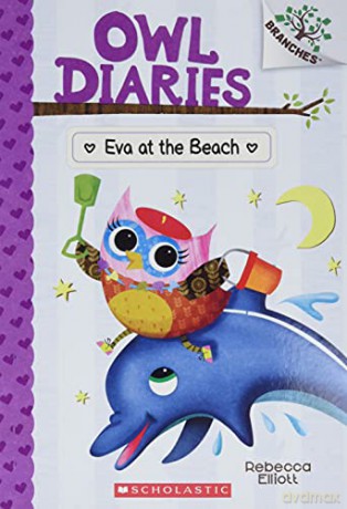 Eva at the Beach: A Branches Book (Owl Diaries #14): Volume 14 - Rebecca Elliott [KSIĄŻKA]