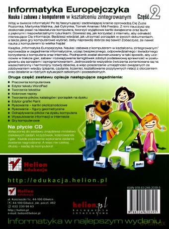 Informatyka Europejczyka. Nauka i zabawa z komputerem w kształceniu zintegrowanym. Część 2 [KSIĄŻKA]