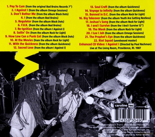 Bad Brains: Banned In Dc: Greatest Hits [CD]