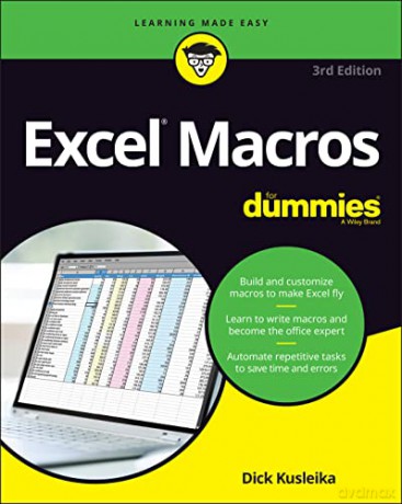 Excel Macros For Dummies (For Dummies (Computer/Tech)) - Dick Kusleika [KSIĄŻKA]