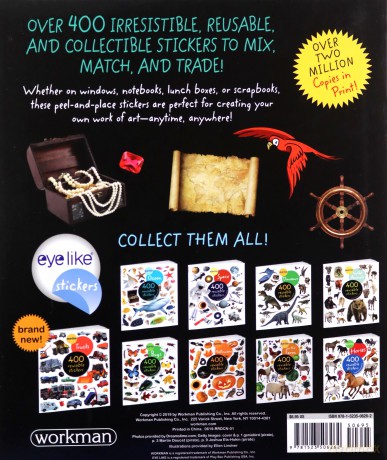 EyeLike Stickers: Pirates: 1 [KSIĄŻKA]