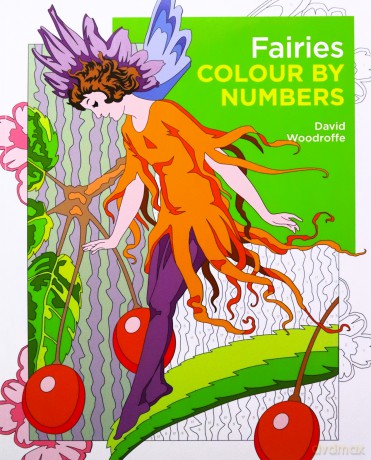 Fairies Colour by Numbers (Arcturus Colour by Numbers Collection, 17) - David Woodroffe [KSIĄŻKA]