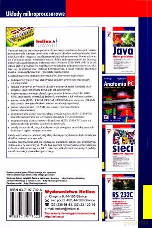 Układy mikroprocesorowe. Przykłady rozwiązań [KSIĄŻKA]