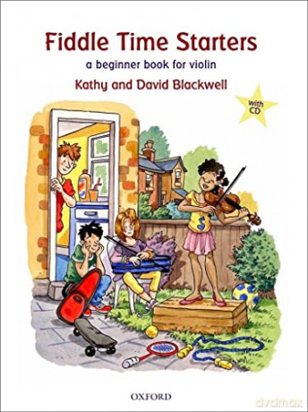 Fiddle Time Starters + CD: A beginner book for violin - Kathy Blackwell [KSIĄŻKA]
