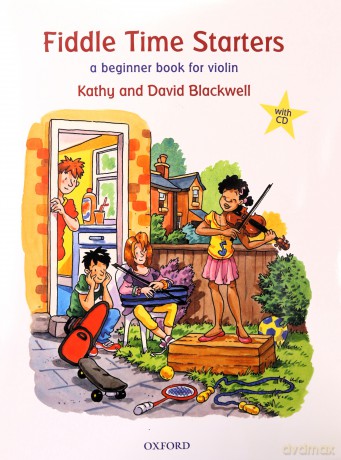 Fiddle Time Starters + CD: A beginner book for violin - Kathy Blackwell [KSIĄŻKA]