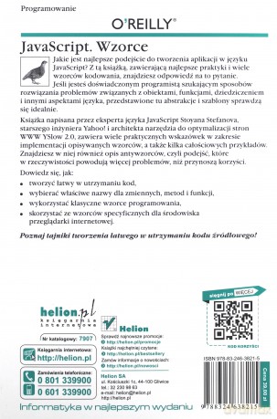JavaScript. Wzorce [KSIĄŻKA]