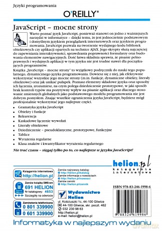 JavaScript - mocne strony [KSIĄŻKA]