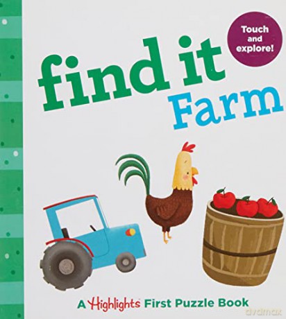 Find it Farm: Baby's First Puzzle Book (Highlights Find It Board Books) - Highlights [KSIĄŻKA]