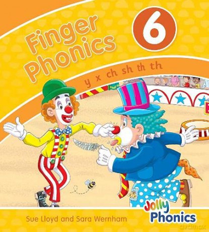 Finger Phonics Book 6: in Precursive Letters (British English edition) (Jolly Phonics: Finger Phonics) - Sue Lloyd [KSIĄŻKA]