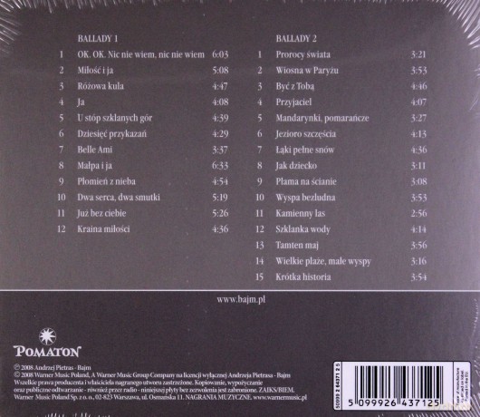 Bajm: Ballady 1+2 [2CD]