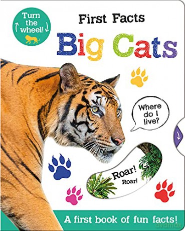 First Facts Big Cats (Move Turn Learn (Turn-the-Wheel Books)) - Imagine That [KSIĄŻKA]