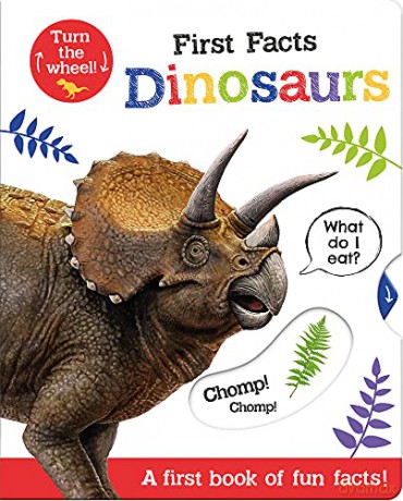 First Facts Dinosaurs (Move Turn Learn (Turn-the-Wheel Books)) - Imagine That [KSIĄŻKA]