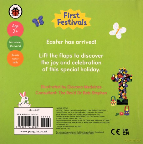 First Festivals: Easter: A Lift-the-Flap Book - Ladybird [KSIĄŻKA]