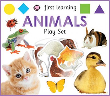 First Learning Animals Play Set (UK Edition) (First Learning Play Sets) - Roger Priddy [KSIĄŻKA]