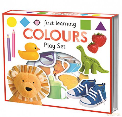First Learning Play Set Colours (UK Edition) (First Learning Play Sets) - Roger Priddy [KSIĄŻKA]