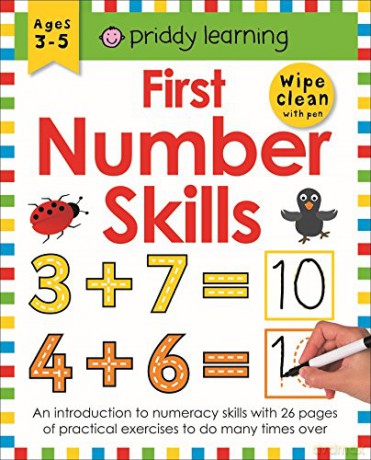 First Number Skills (UK EDITION) (Wipe Clean Workbooks) - Priddy Books [KSIĄŻKA]