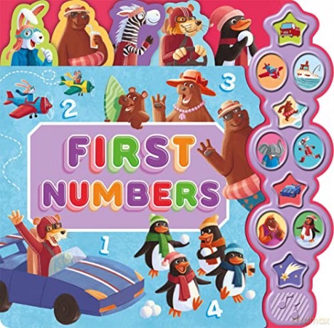 First Numbers (My First Tabbed Sound Book) - Igloo Books [KSIĄŻKA]