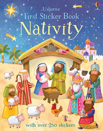 First Sticker Book Nativity (First Sticker Books) (First Sticker Books series) - Felicity Brooks [KSIĄŻKA]
