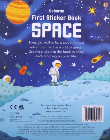 First Sticker Book Space (First Sticker Books series) - Sam Smith [KSIĄŻKA]