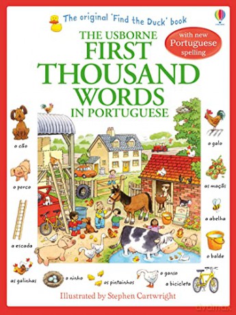 First Thousand Words in Portuguese (Usborne First Thousand Words) - Heather Amery [KSIĄŻKA]