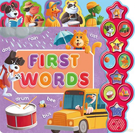 First Words (My First Tabbed Sound Book) - Igloo Books [KSIĄŻKA]