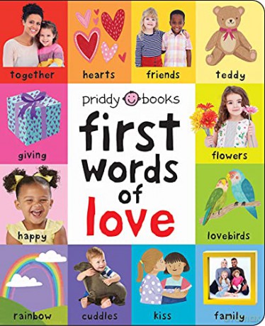 First Words of Love (First 100 Soft To Touch) UK Edition - Priddy Books [KSIĄŻKA]