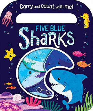 Five Blue Sharks (Count and Carry Board Books) - Katie Button [KSIĄŻKA]