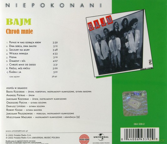 Bajm: Chroń Mnie (Niepokonani) [CD]