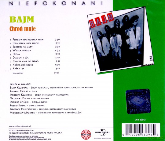 Bajm: Chroń Mnie (Niepokonani) [CD]