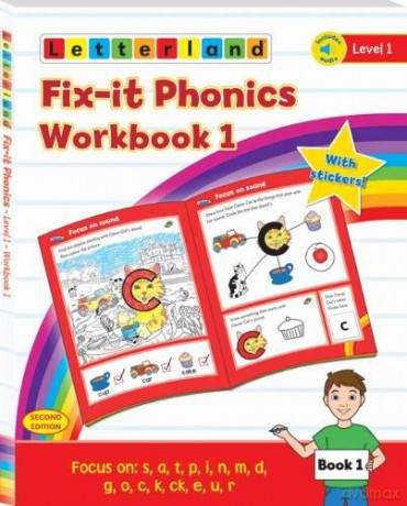 Fix-it Phonics - Level 1 - Workbook 1 (2nd Edition) - Lisa Holt [KSIĄŻKA]
