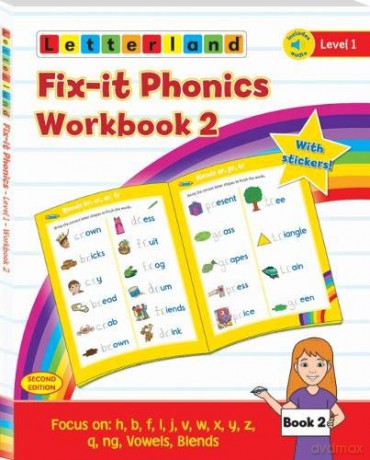 Fix-it Phonics - Level 1 - Workbook 2 (2nd Edition) - Lisa Holt [KSIĄŻKA]