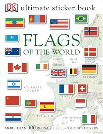 Flags of the World Ultimate Sticker Book [KSIĄŻKA]