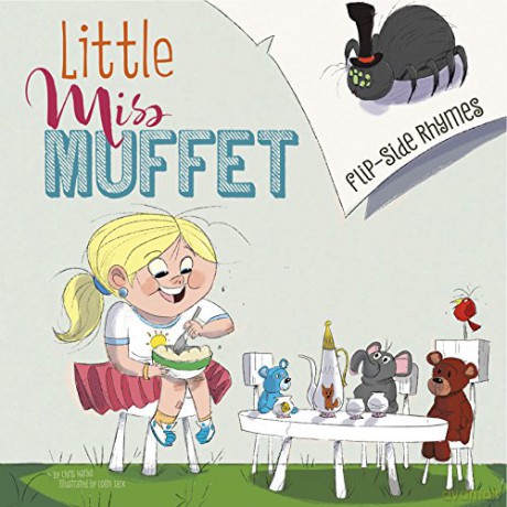 Flip-Side Nursery Rhymes: Little Miss Muffet Flip-Side Rhymes - Christopher Harbo [KSIĄŻKA]