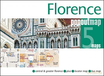 Florence PopOut Map: Handy pocket size pop up city map of Florence (PopOut Maps) - PopOut Maps [KSIĄŻKA]