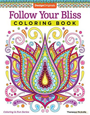 Follow Your Bliss Coloring Book (Coloring Activity Book): 13 (Coloring is Fun) - Thaneeya McArdle [KSIĄŻKA]