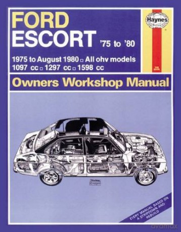 Ford Escort (75 - Aug 80) Haynes Repair Manual: 75-80 - Anon [KSIĄŻKA]