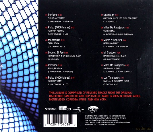 Bajofondo Tango Club: Bajofondo Remixed [CD]