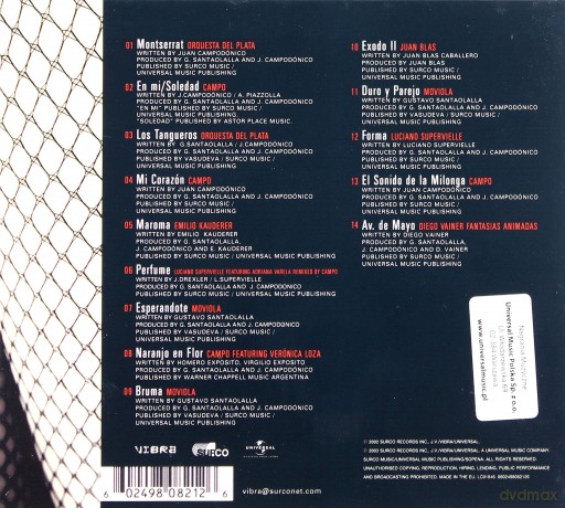 Bajofondo Tango Club: Bajofondo Tango Club (digipack)  [CD]