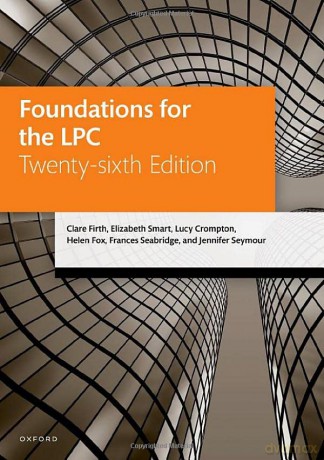 Foundations for the LPC (Legal Practice Course Manuals) - Clare Firth [KSIĄŻKA]